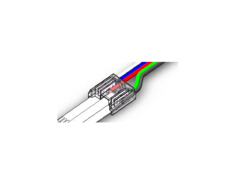 Kama Lights® Konektor s vodičem pro RGBW COB pásek IP20
