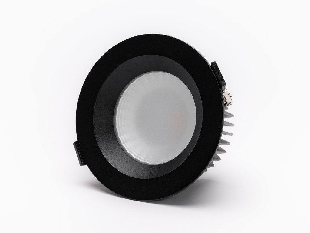 Kama Lights® Bodovka 24V Dual White D110F 12W IP65 Barva: Černá