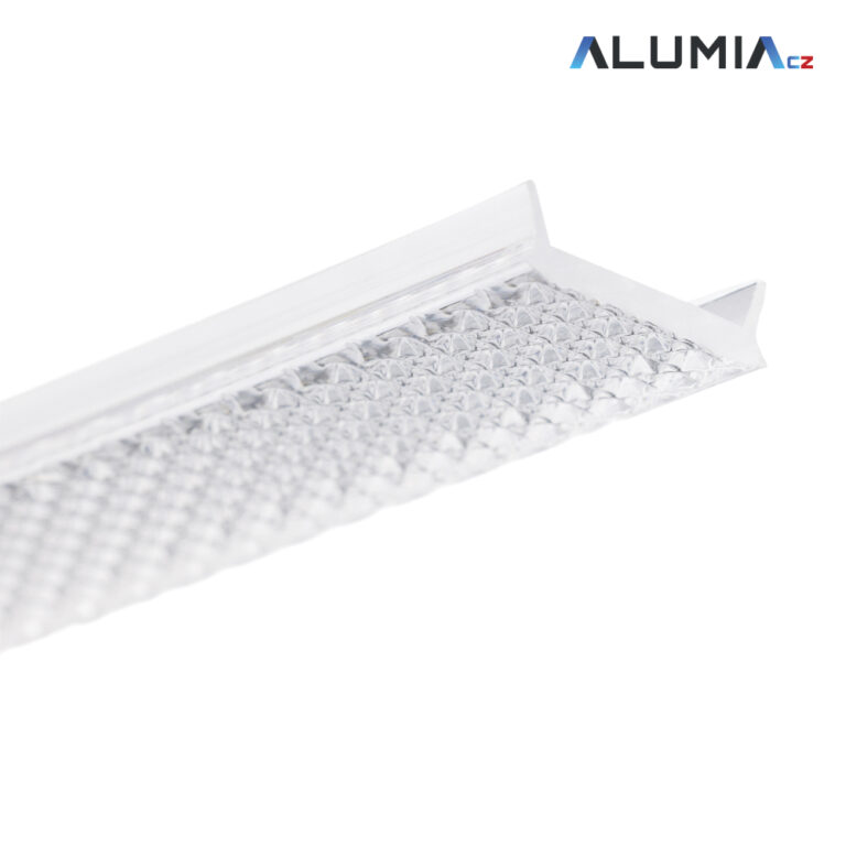 KLUŚ Difuzor ALUMIA prismatický-11 pro LED hliníkové profily |prismatický