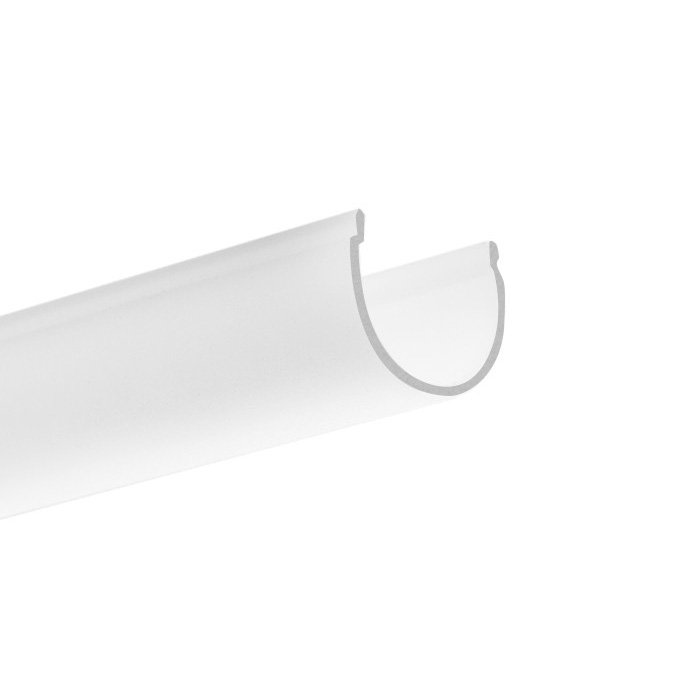 Difuzor KLUŚ G-22R pro LED hliníkové profily |saténový Délka: 2m