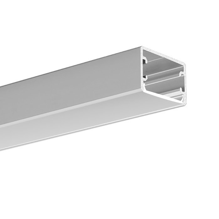 LED hliníkový profil KLUŚ GLAZA-LL |stříbrná anoda Délka: 2m
