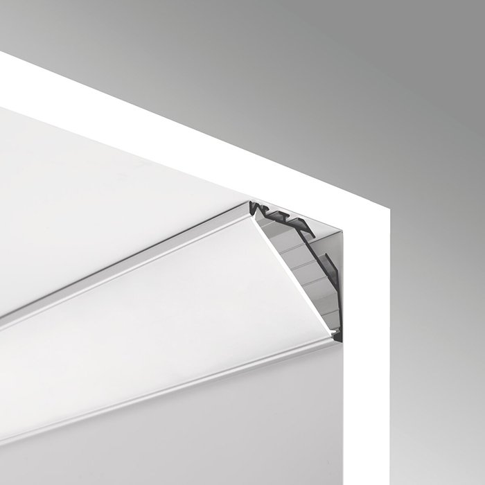 LED hliníkový profil KLUŚ KOPRO |bílý lak Délka: 2m