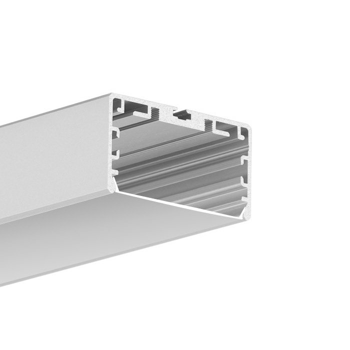 LED hliníkový profil KLUŚ LIPOD-50 |stříbrná anoda Délka: 1m