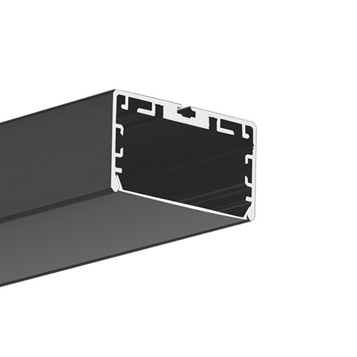 LED hliníkový profil KLUŚ LIPOD-50 |černá anoda Délka: 1m