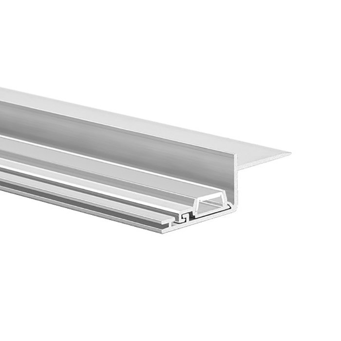 LED hliníkový profil KLUŚ NISA-KRA |neanodizovaná Délka: 1m