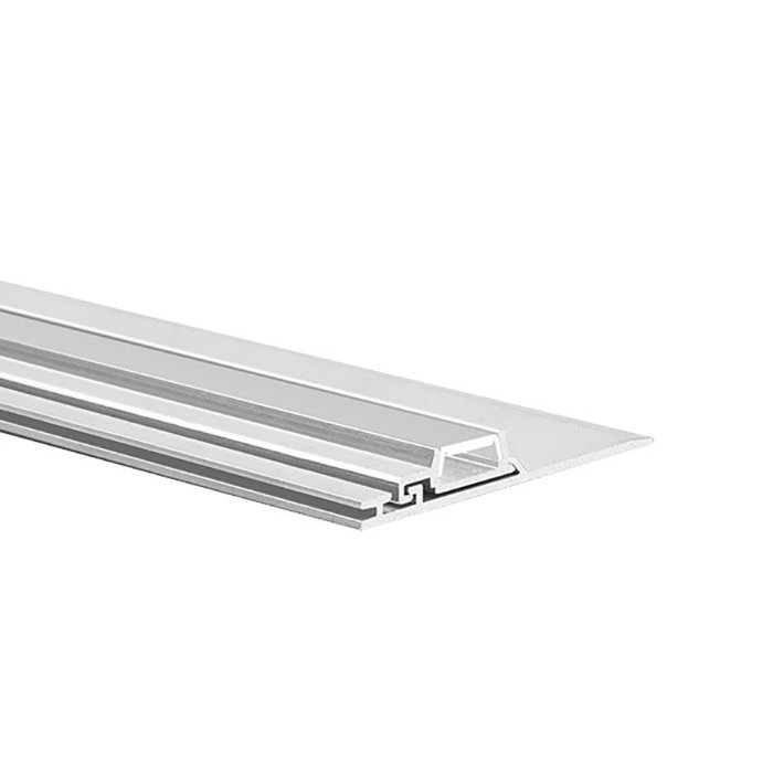 LED hliníkový profil KLUŚ NISA-PLA |neanodizovaná 1m Délka: 1m
