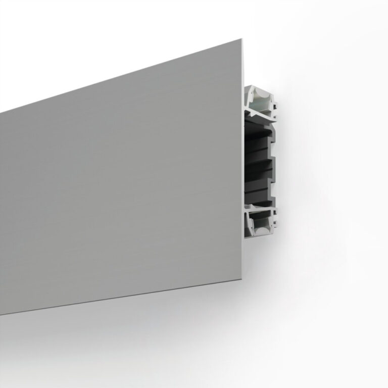 LED hliníkový profil KLUŚ PLAKIN-DUO |neanodizovaný Délka: 1m