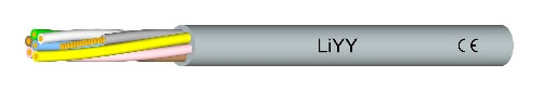 DDA Kabel pro RGBW LED pásek LiYY 5x0,34