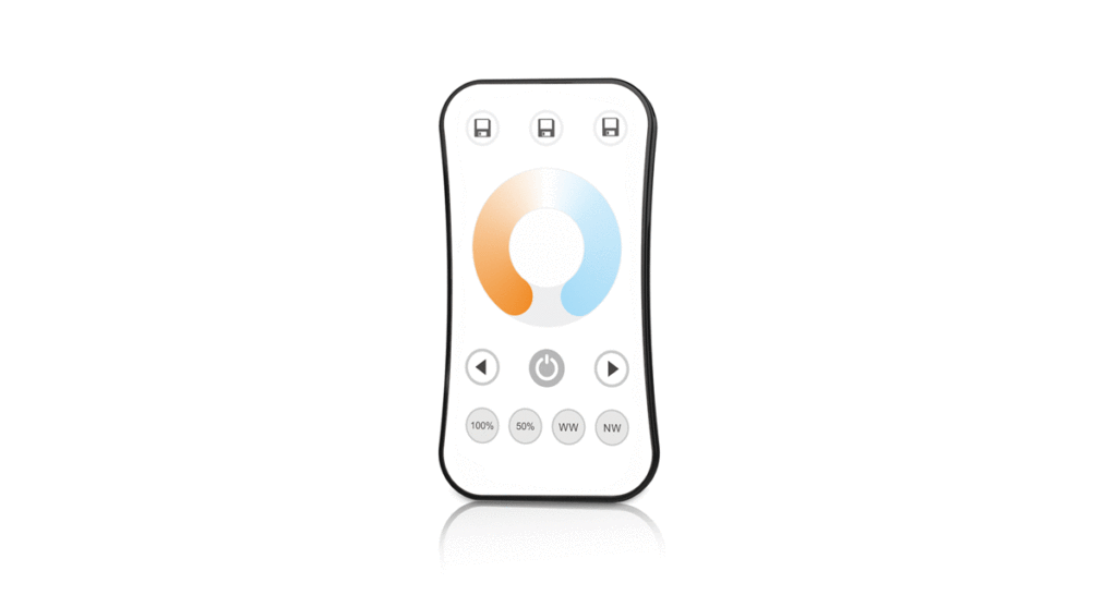 Skydance LED ovladač RF CCT (1 zóna) - R7-1 Barva: Bílá