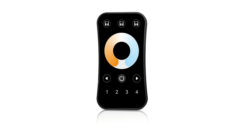 Skydance LED ovladač RF CCT (4 zóny) - R7 Barva: Černá