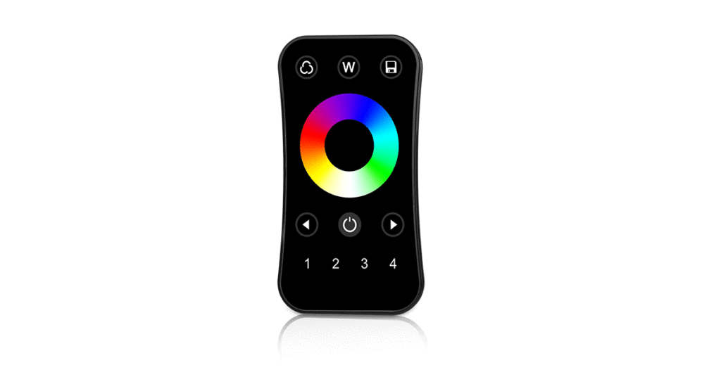 Skydance LED ovladač RF RGBW (4 zóny) - R8 Barva: Černá