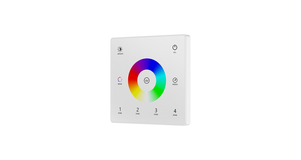 Skydance LED ovladač RF RGBW (4 zóny) - TW4-4 Barva: Bílá