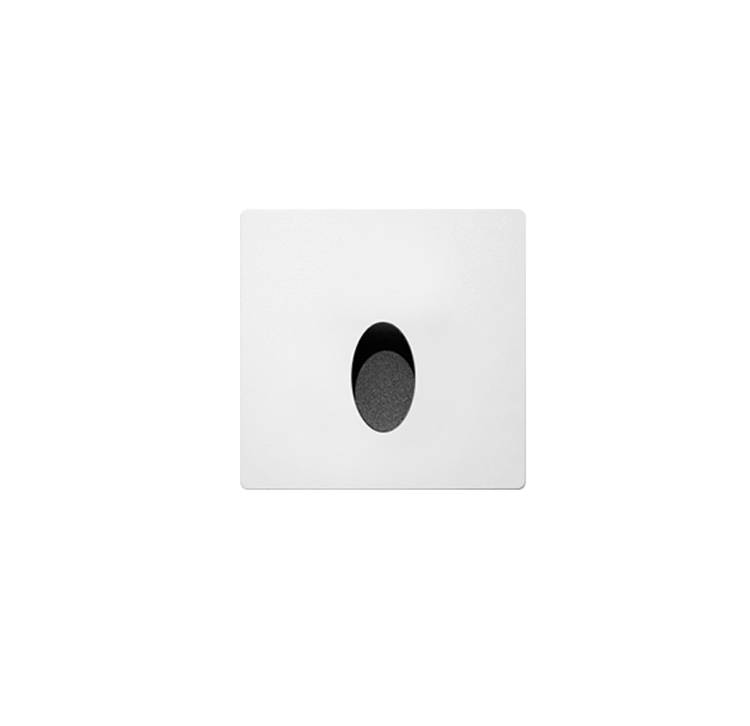 Kama Lights® Kryt na orientační svítidlo D86 Square Type 2 Barva: Bílá