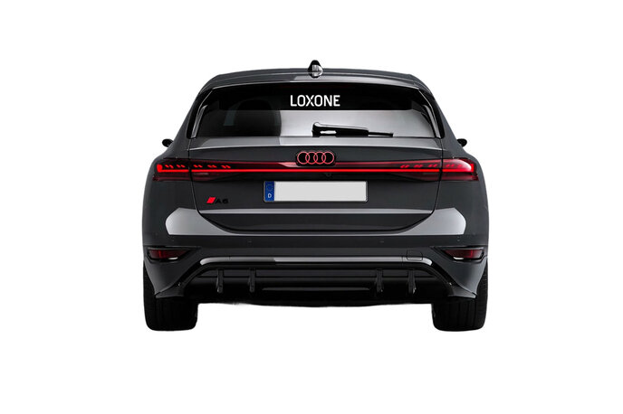 Samolepka na auto logo M biela